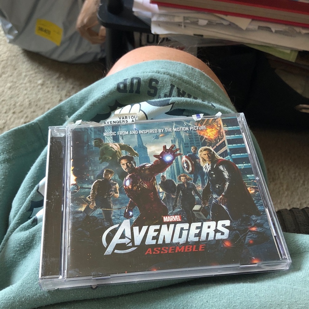 Marvel Avengers Assemble Soundtrack CD - Red and Black